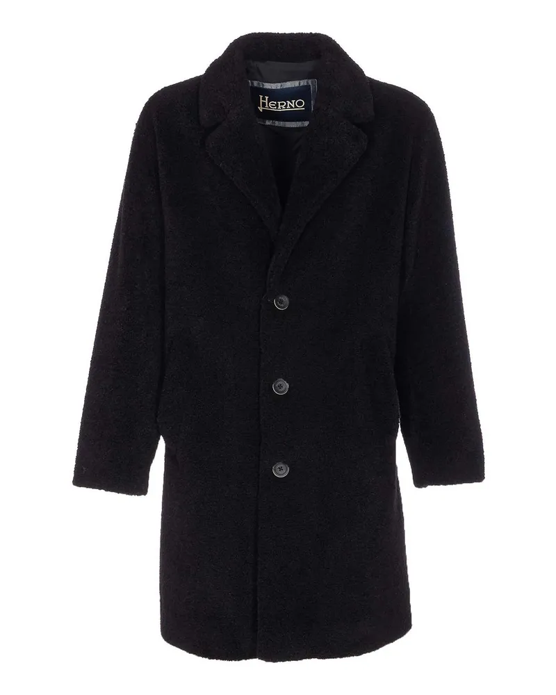 Herno Kurzer Mantel - Schwarz Schwarz