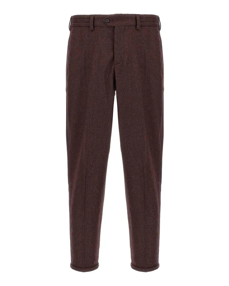 PT TORINO Casual Hose - Dunkelrot Dunkelrot