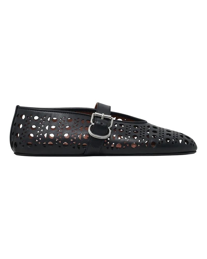 Alaïa Ballerinas - Schwarz Schwarz