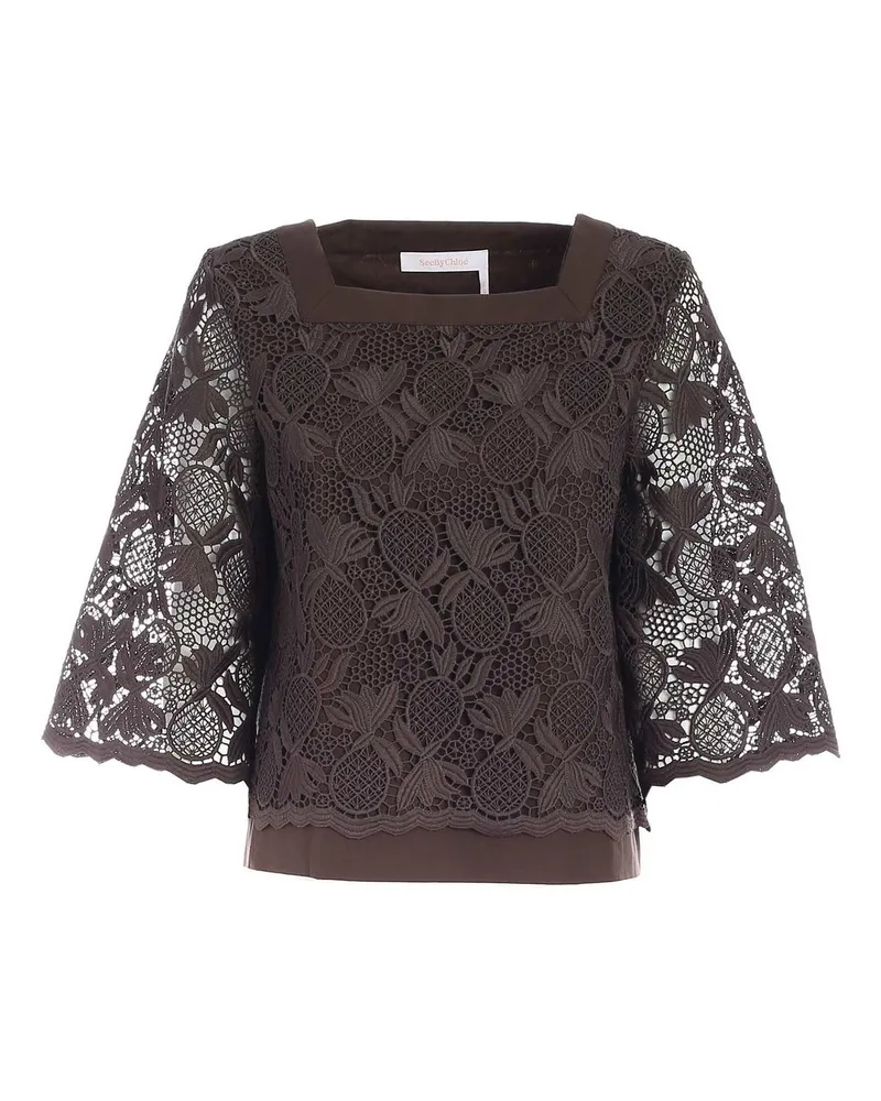 See by Chloé Bluse - Braun Braun