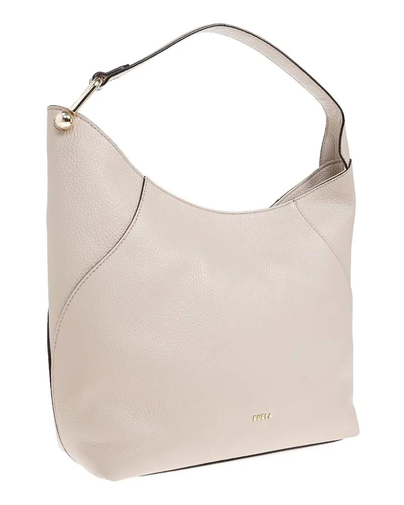 Furla Schultertasche - Creme Creme