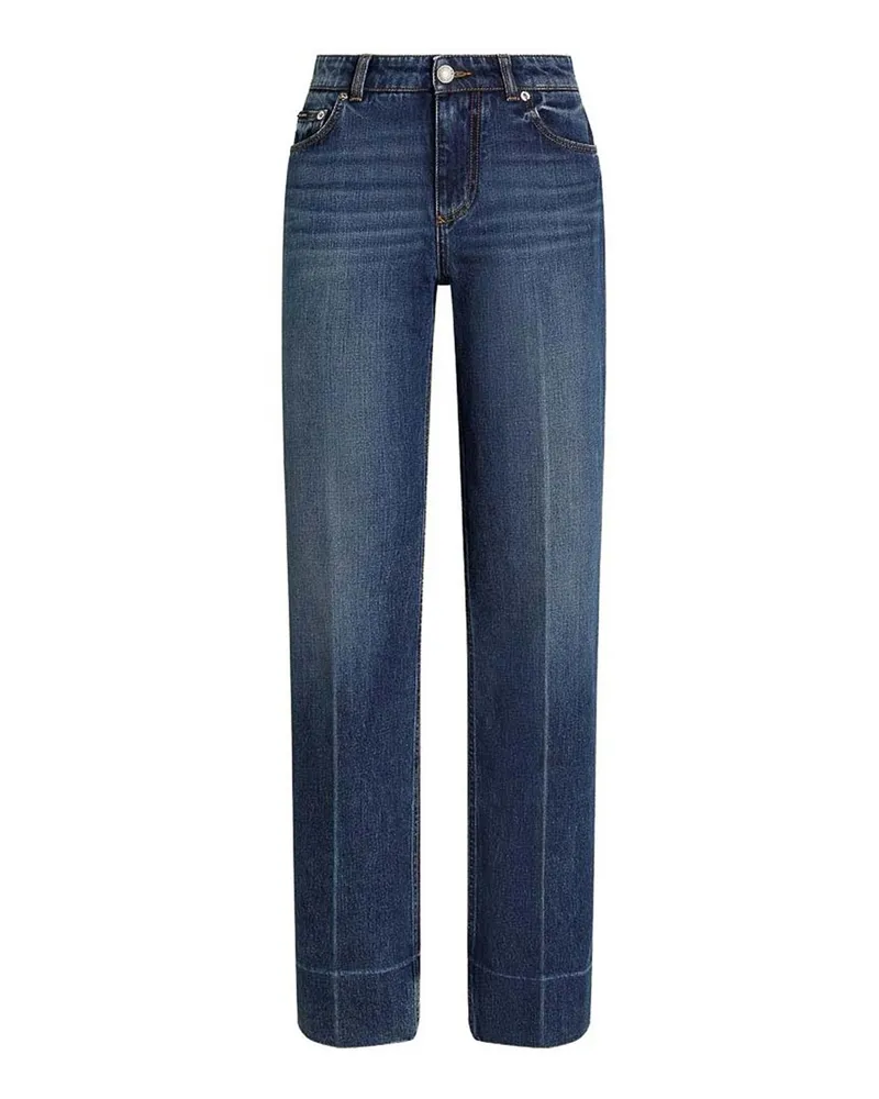 Dolce & Gabbana Straight Leg Jeans - Blau Blau