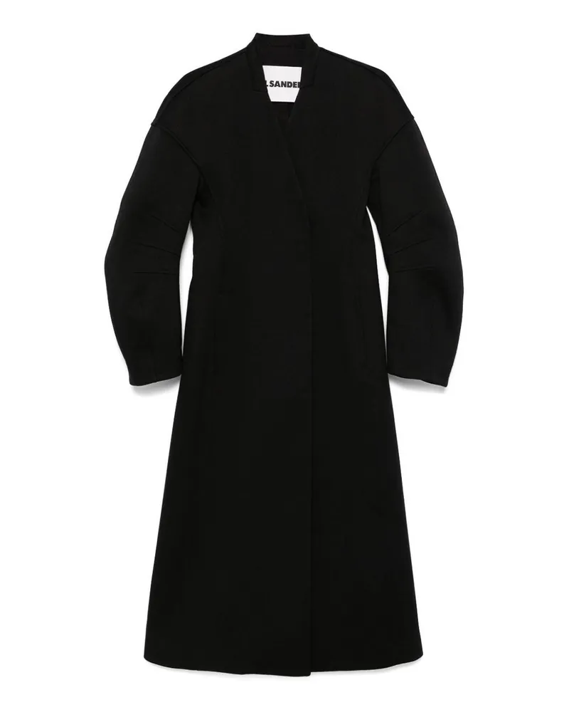 Jil Sander Kurzer Mantel - Schwarz Schwarz