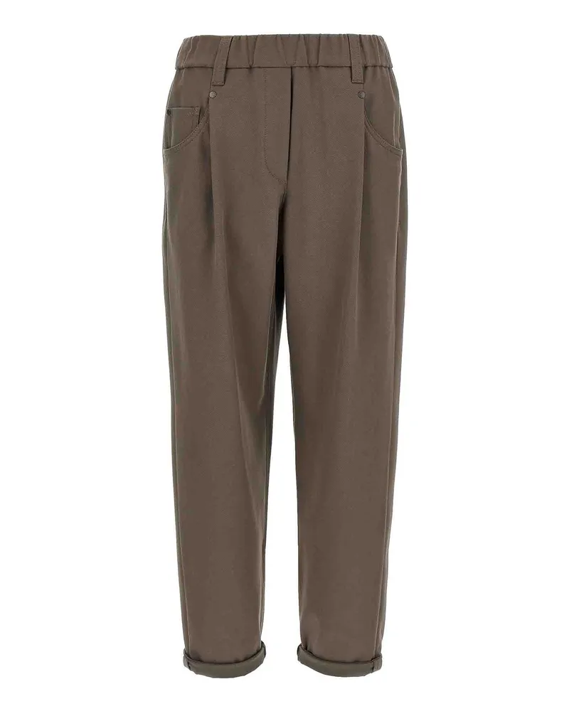 Brunello Cucinelli Casual Hose - Grau Grau