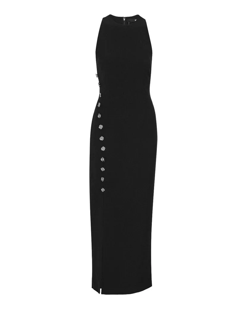 ROTATE Birger Christensen Knielanges Kleid - Schwarz Schwarz