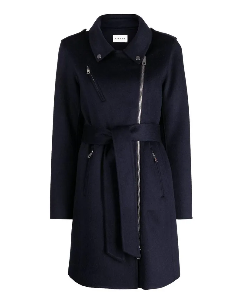 P.A.R.O.S.H. P. A.R. O H. Kurzer Mantel - Blau Blau