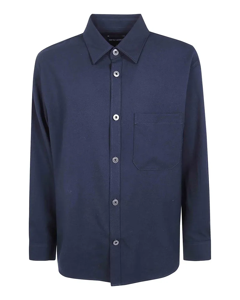 Emporio Armani Hemd - Blau Blau