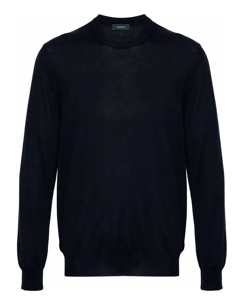Zanone U-Boot-Pullover - Blau Blau