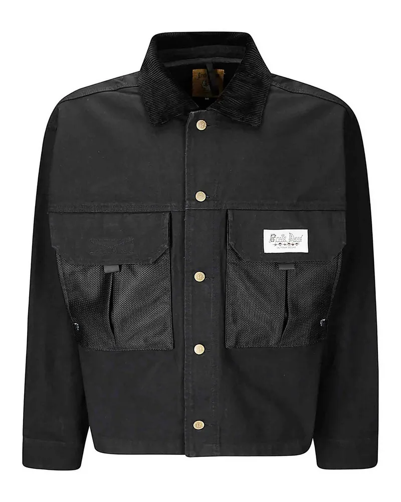 Brain Dead Casualjacke - Schwarz Schwarz