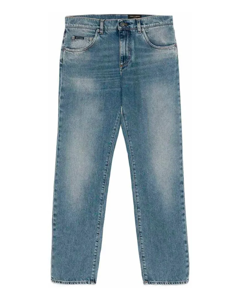 Dolce & Gabbana Straight Leg Jeans - Denim Denim