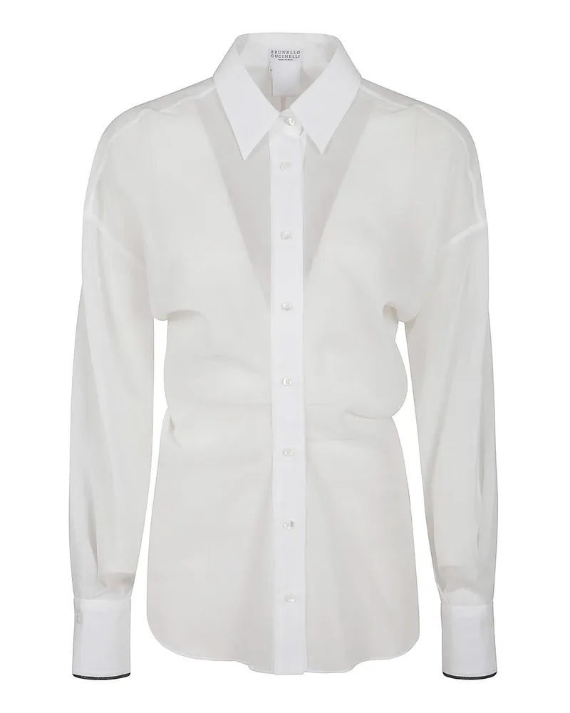 Brunello Cucinelli Hemd - Weiß Weiß