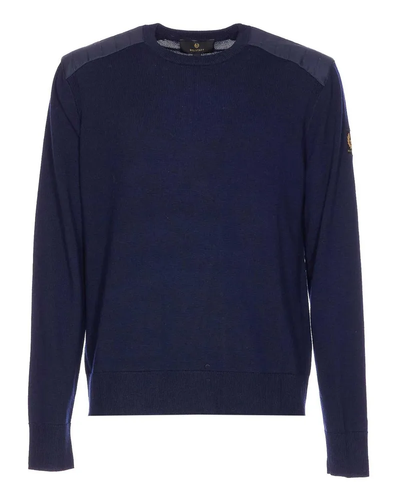 Belstaff Rundhalspullover - Blau Blau