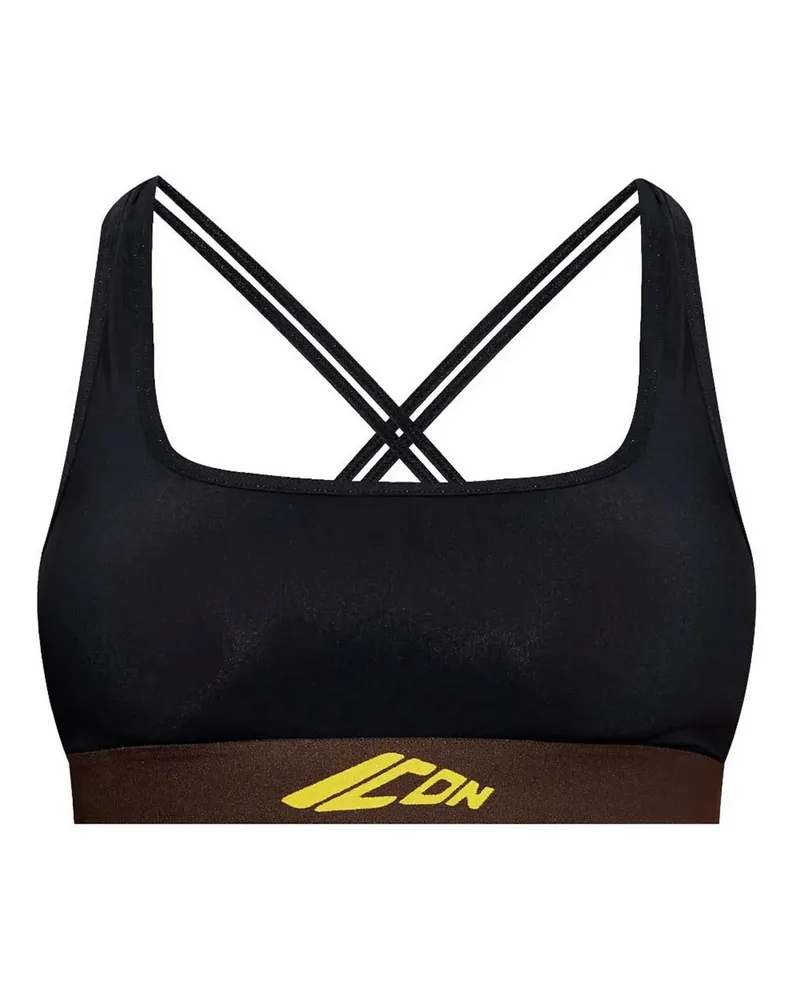 Dsquared2 Top - Schwarz Schwarz