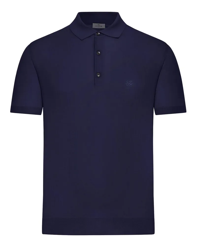 Etro Poloshirt - Blau Blau