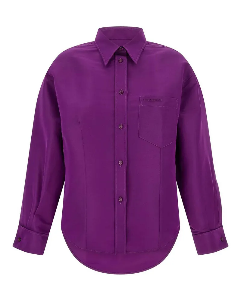 Balenciaga Hemd - Lila Lila