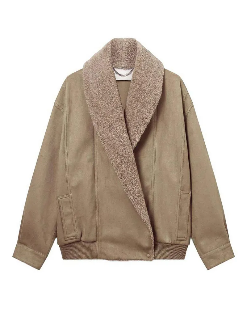 Stella McCartney Lederjacke - Beige Beige