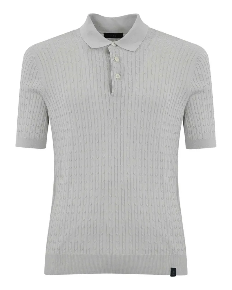 Fay Poloshirt - Grau Grau