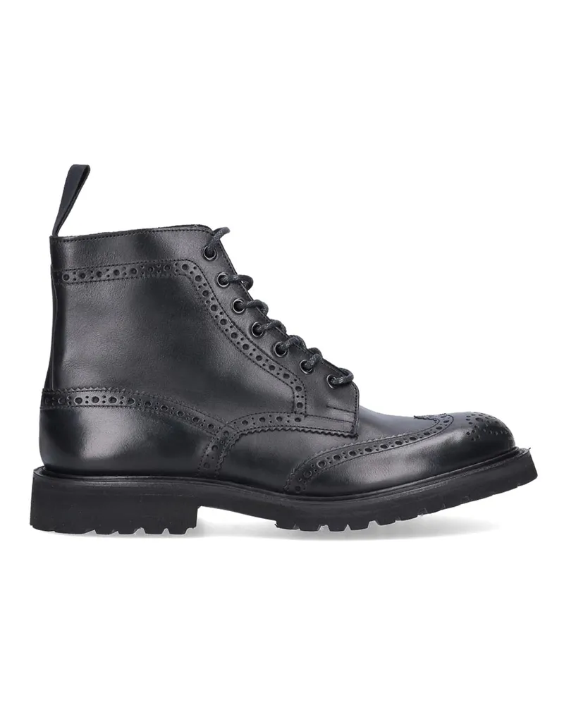 Tricker's Stiefeletten - Schwarz Schwarz
