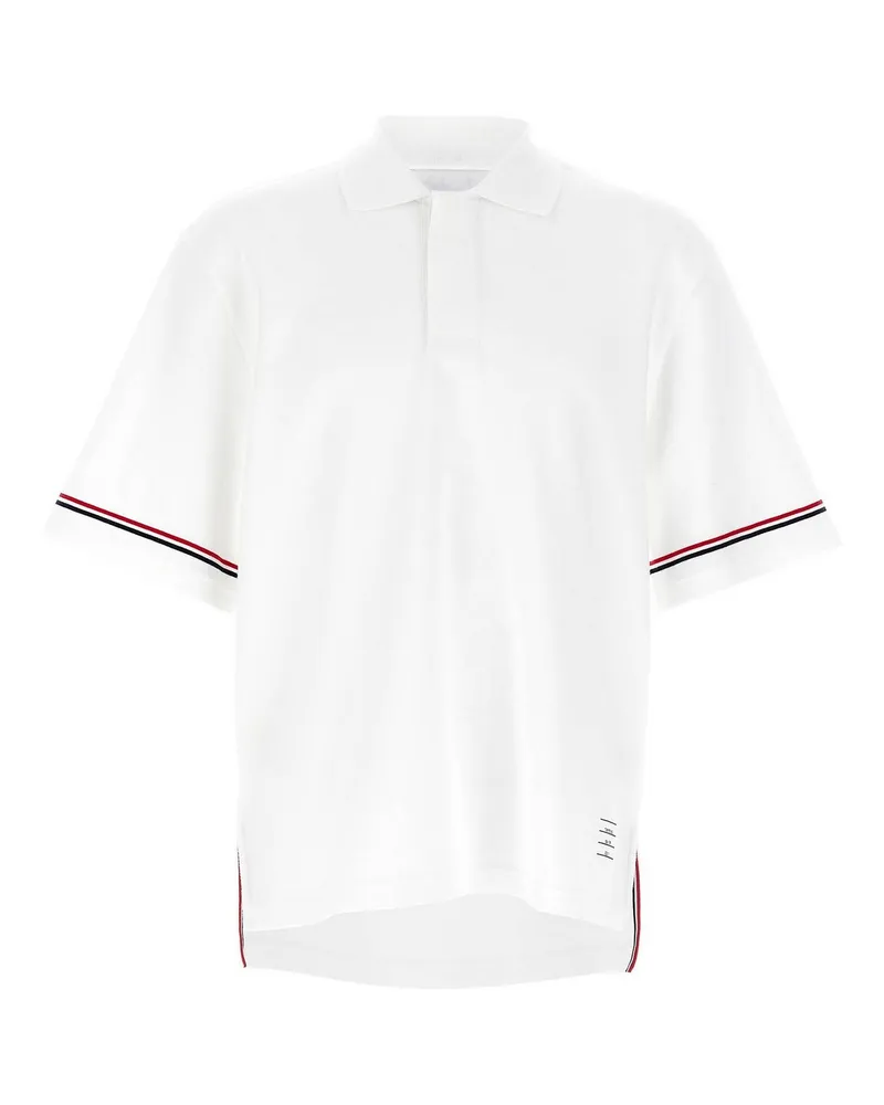 Thom Browne Poloshirt - Weiß Weiß