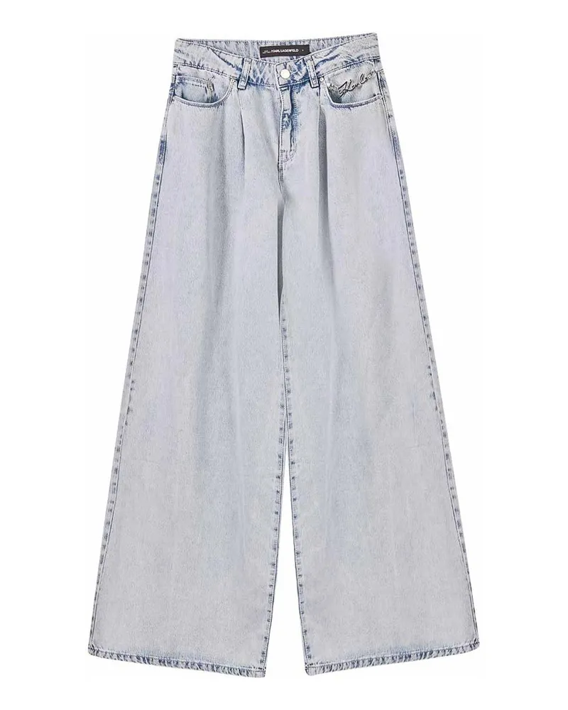 Karl Lagerfeld Straight Leg Jeans - Blau Blau