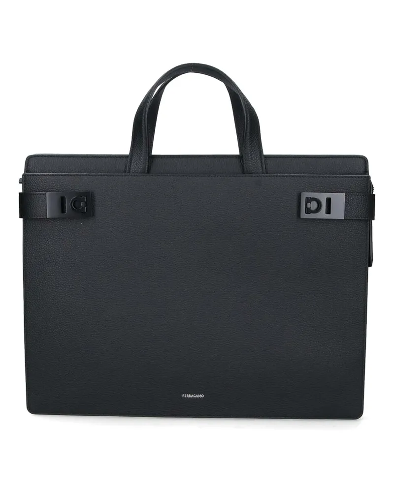 Ferragamo Shopper - Schwarz Schwarz