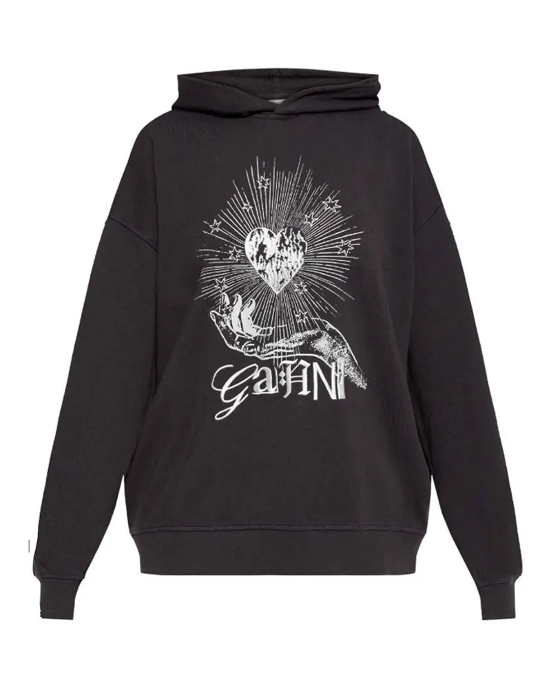 Ganni Sweatshirt - Schwarz Schwarz