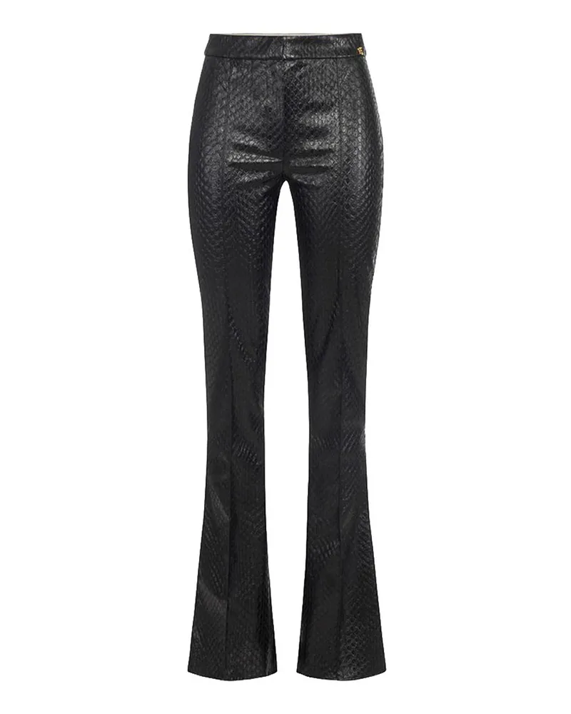 Elisabetta Franchi Schlagjeans - Schwarz Schwarz