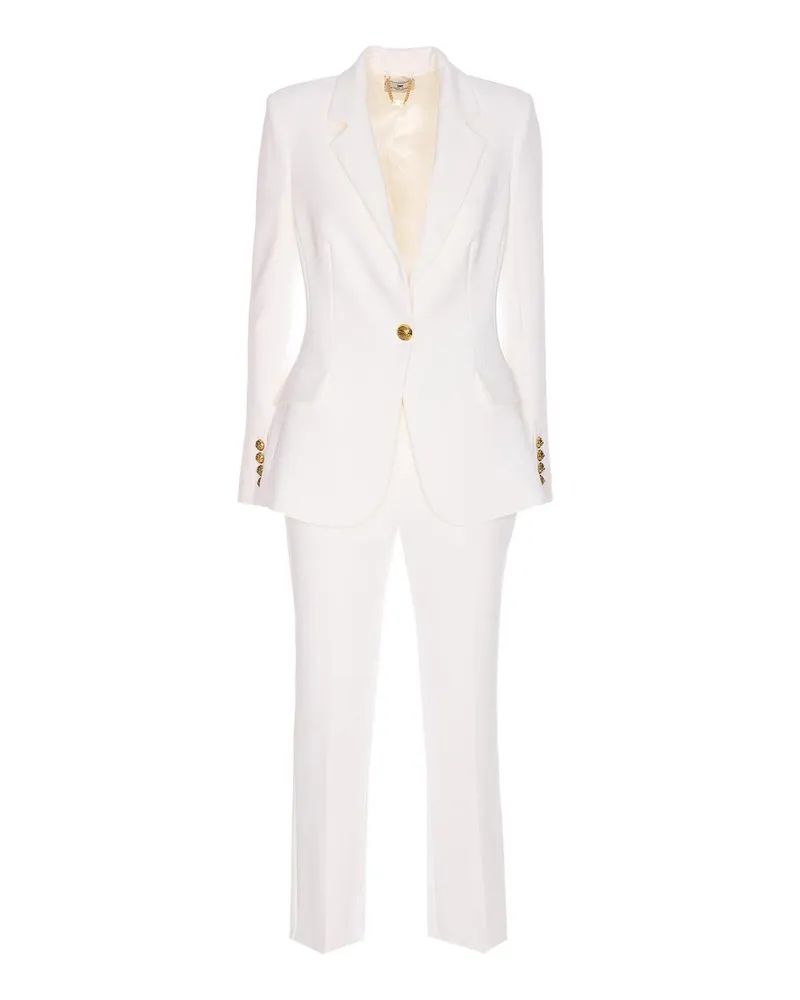 Elisabetta Franchi Eleganter Anzug - Weiß Weiß