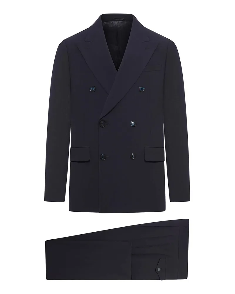 Giorgio Armani Eleganter Anzug - Blau Blau