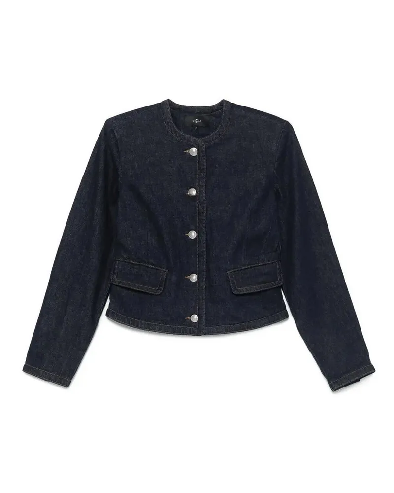 7 for all mankind Casualjacke - Blau Blau
