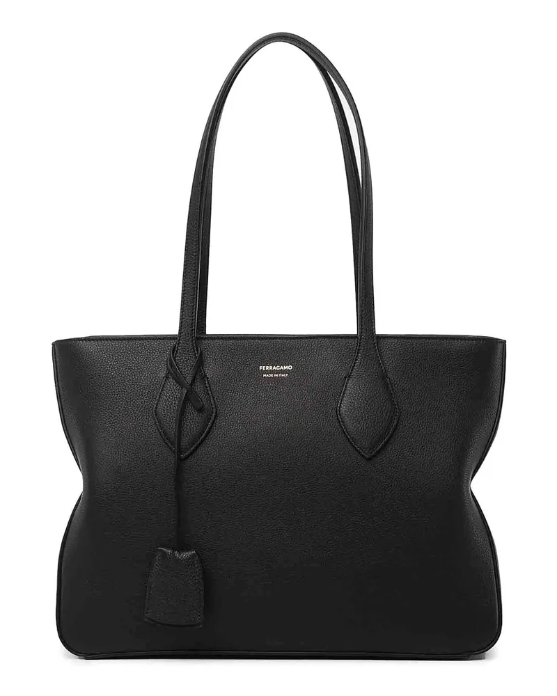 Ferragamo Shopper - Schwarz Schwarz