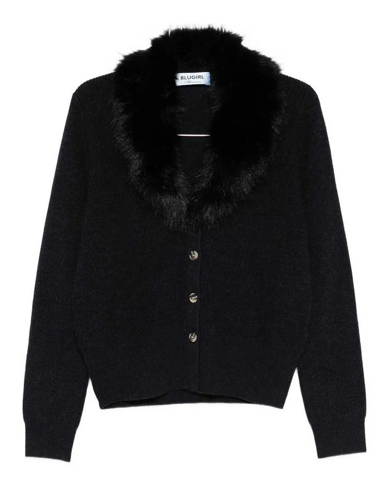 Blumarine Rundhalspullover - Blau Blau