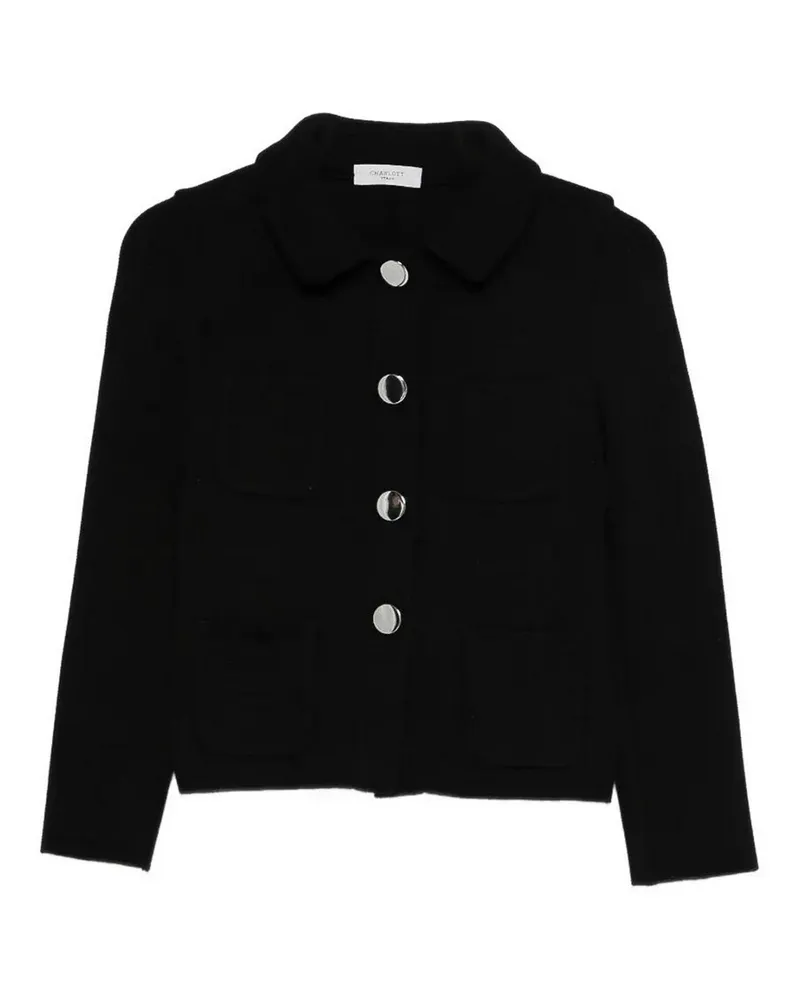 Charlott Casualjacke - Schwarz Schwarz