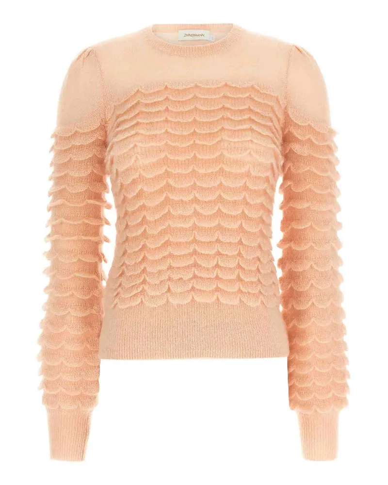 Zimmermann Rundhalspullover - Nude Nude