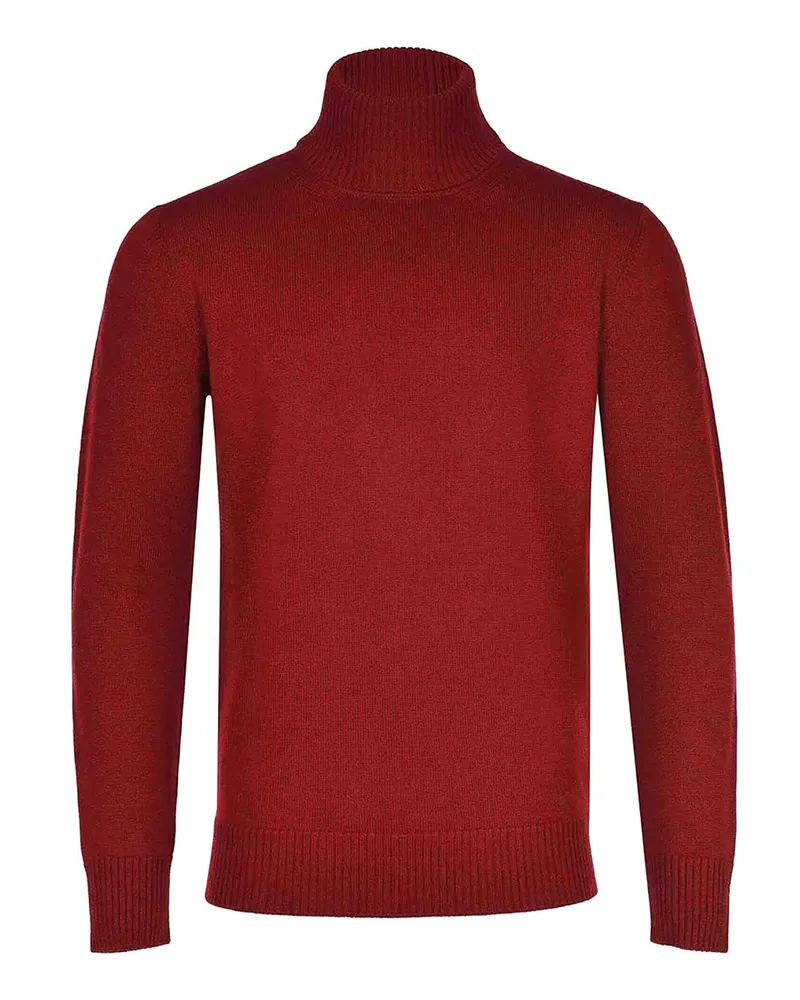 Emporio Armani Rundhalspullover - Rot Rot