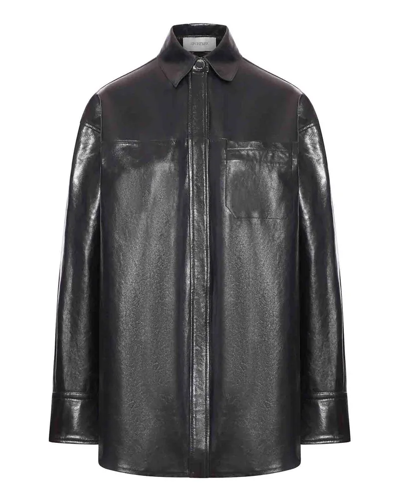 SPORTMAX Hemd - Schwarz Schwarz