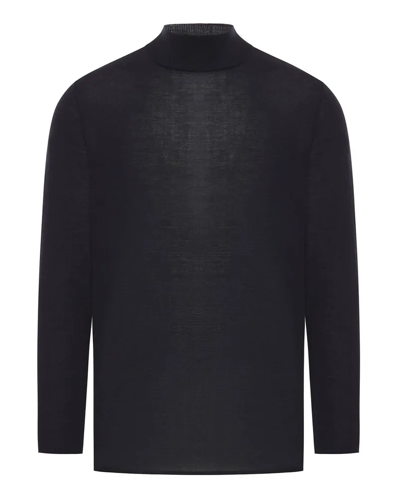 TRANSIT Rundhalspullover - Schwarz Schwarz