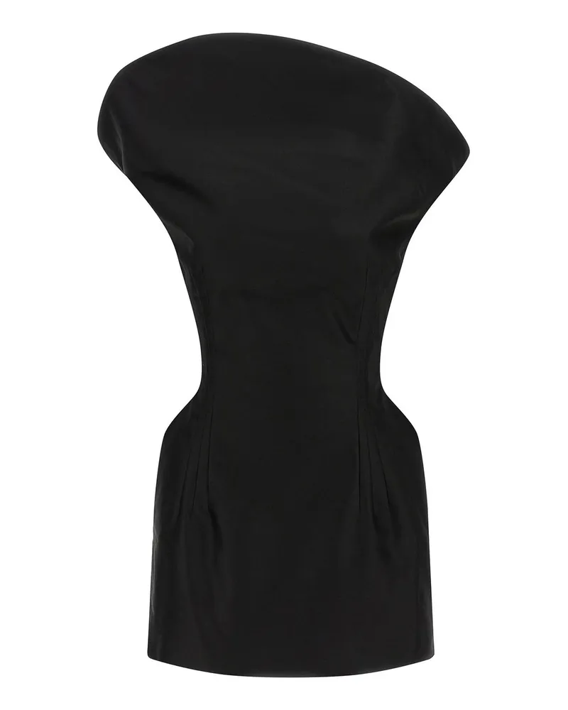 Magda Butrym Knielanges Kleid - Schwarz Schwarz