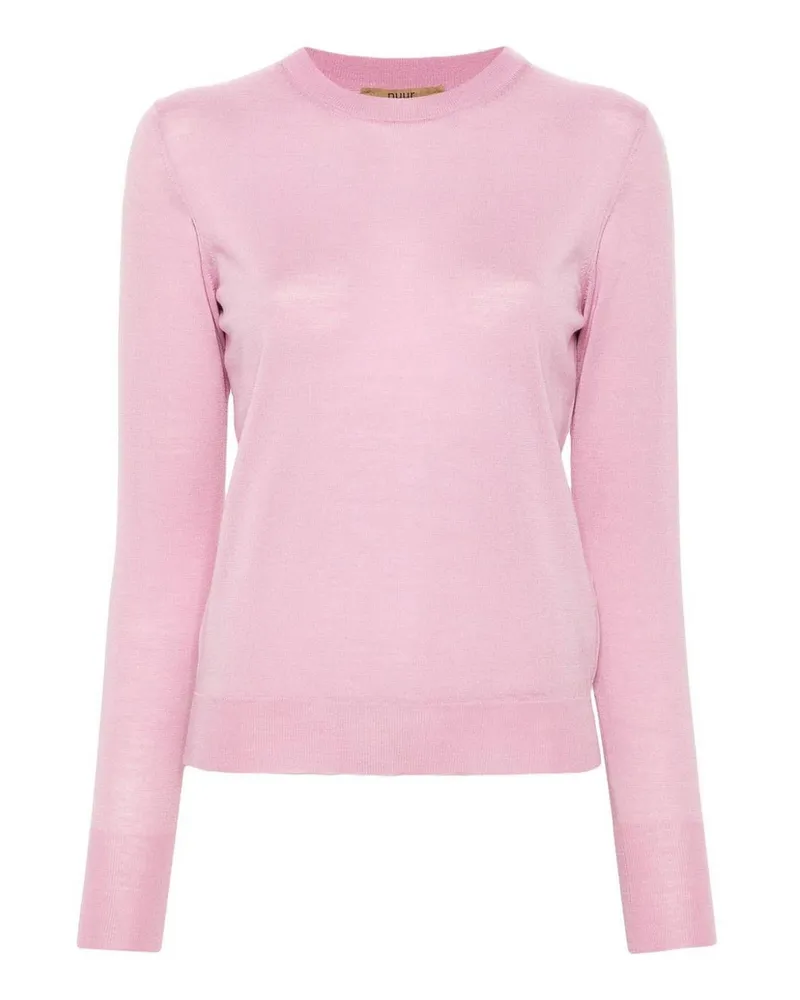 Nuur Rundhalspullover - Rosa Rosa