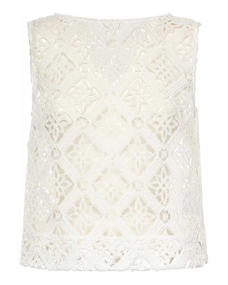 Herno Knielanges Kleid - Weiß Weiß
