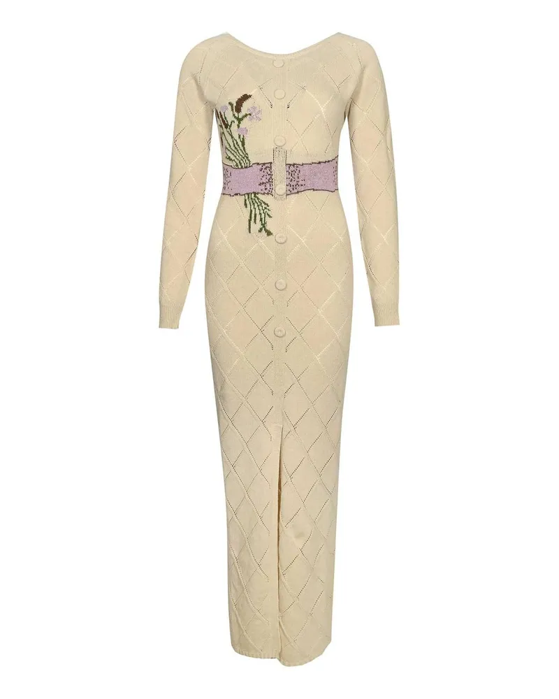 Twin-Set Knielanges Kleid - Gelb Gelb