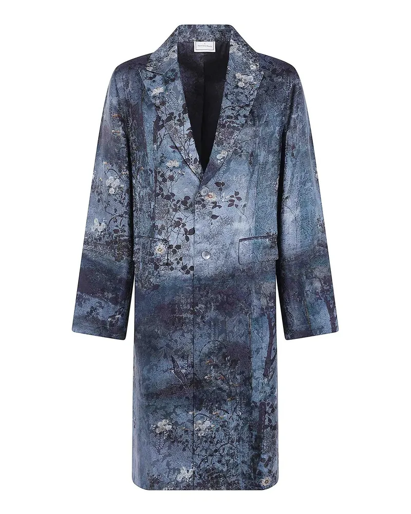 Pierre-Louis Mascia Langer Mantel - Blau Blau