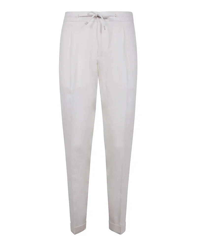 BARBA Casual Hose - Weiß Weiß