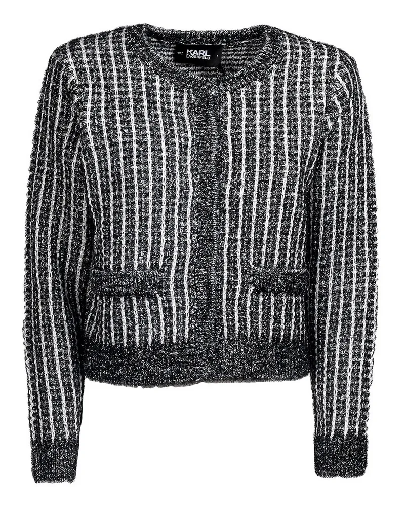 Karl Lagerfeld Cardigan - Schwarz Schwarz