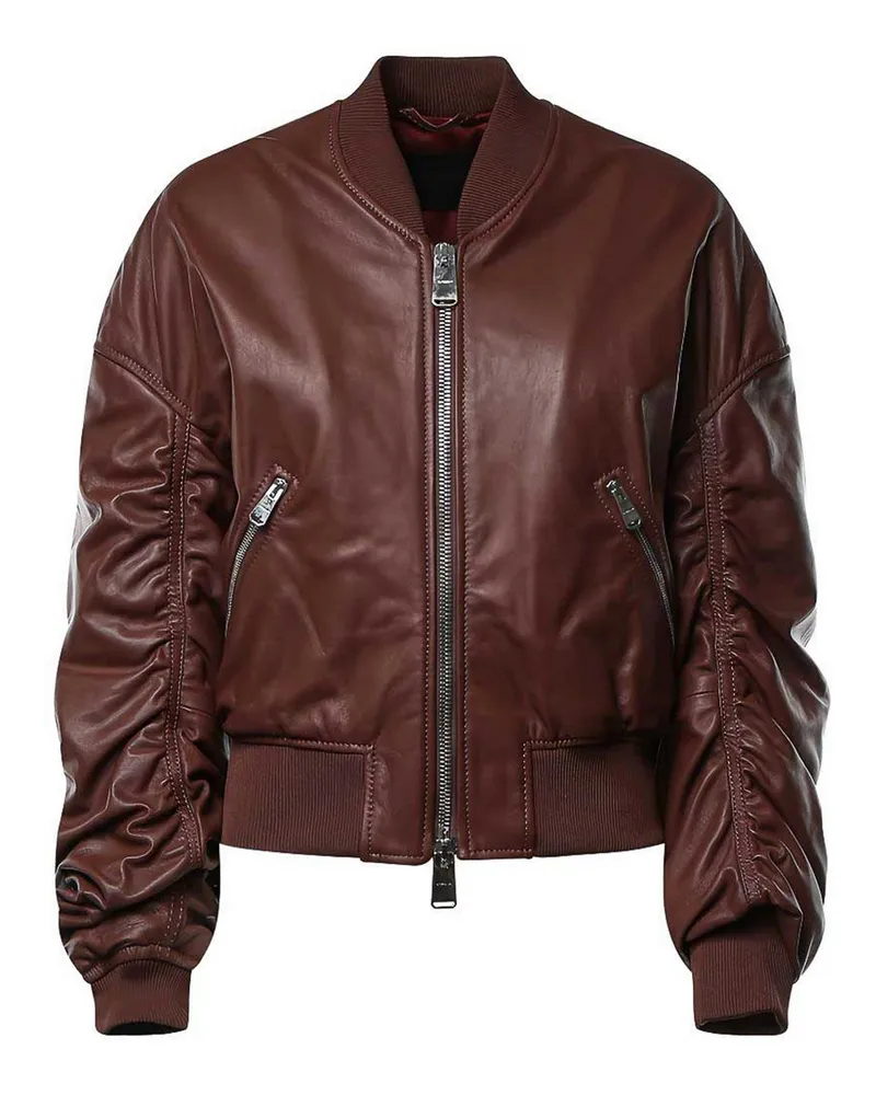 Dondup Lederjacke - Braun Braun