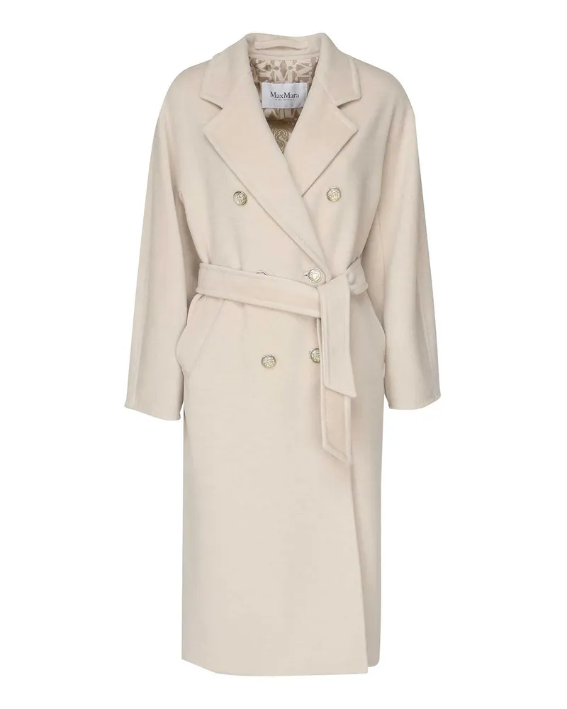 Max Mara Kurzer Mantel - Beige Beige