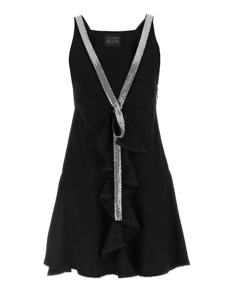 Giovanni Bedin Knielanges Kleid - Schwarz Schwarz