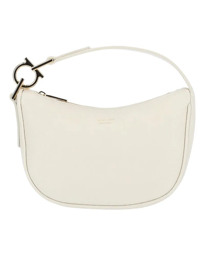 Ferragamo Schultertasche - Weiß Weiß