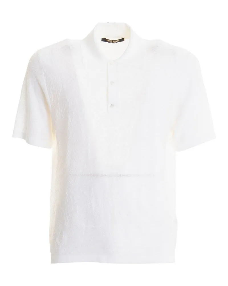 Roberto Cavalli Poloshirt - Weiß Weiß