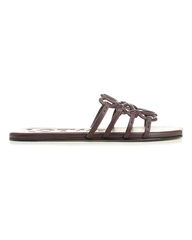 Loewe Sandalen - Dunkelrot Dunkelrot